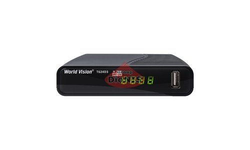 Комплект: Ресивер WORLD VISION T624D3/Т624Д3 + Антенна Квант-Эфир ARU-01 white усилитель - 3