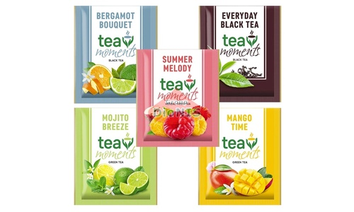 Набор чая Tea Moments Assorted Collection 50 сашетов 5 вкусов по 10 шт - 2