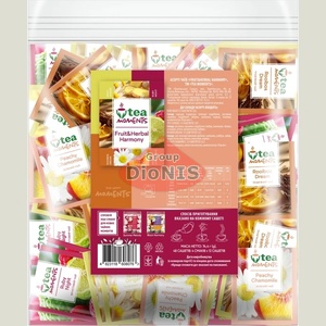 Набор чая Tea Moments Fruit&Herbal Harmony Фруктово-травяная гармония 48 сашетов 4 вкуса по 12 шт