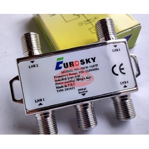 EUROSKY DSW-7107P DiSEqC 4/1 Переключатель коммутации спутникового ресивера и конвертера