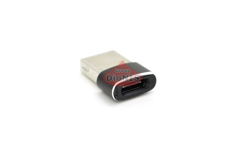 Переходник Type-C (мама) на USB 2.0 (папа) VEGGIEG TC-105 Black (19825) - 1