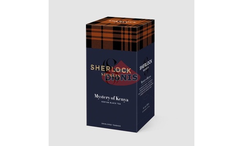 Чай черный Sherlock Secrets Mystery of Kenya Загадка Кении 22 саш по 2 г байховый высшего сорта - 1