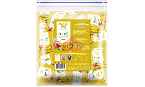 Чай Зелений Tea Moments Mango Time Час манго 50 саш по 1.6 г - 1