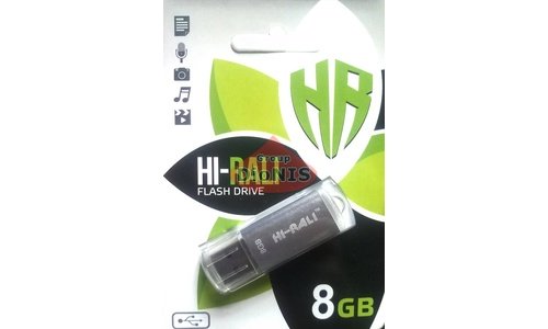 Hi-Rali 8 GB USB Rocket series Silver HI-8GBVCSL Флеш память - 1
