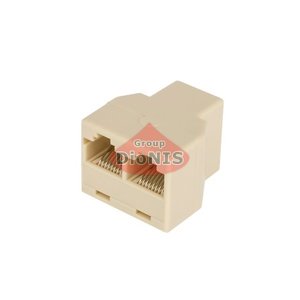 Разветвитель RJ45 ATCOM 8P8C 1-port female to 2-port female (12450)
