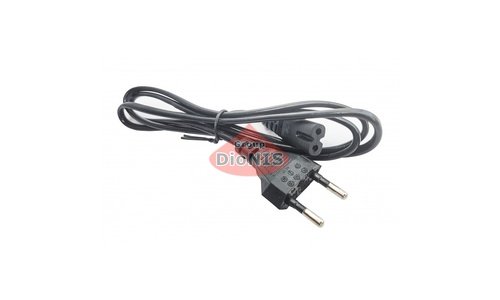 Кабель питания 220V 1.8m Atcom 0.75 мм CEE 7/16 - IEC C7 2-х контактный Черный (100825) - 1