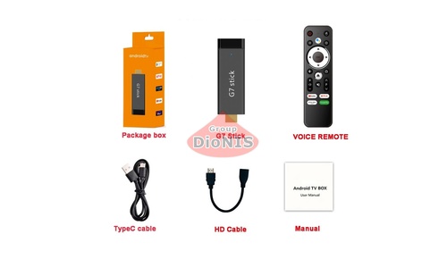 Смарт приставка G7 STICK ATV 2/16 GB Amlogic S905Y4 Android 11 WiFi 2.4/5.0+BT - 3