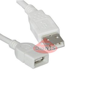 Удлинитель USB 2.0 AM/AF 3.0 m ATCOM Белый 3790
