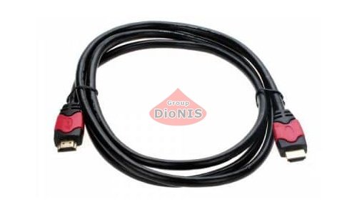 HDMI - HDMI кабель 2,0м ATCOM Ultra High Speed Full HD/4K/3D v1.4 Red/Gold блістер (14943) Знятий з виробництва - 2