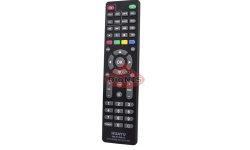 Пульт Универсальный HUAYU RM-D1266+D для спутниковой и Т2 приставки, ресивера, телевизора 100 кодировок - 2