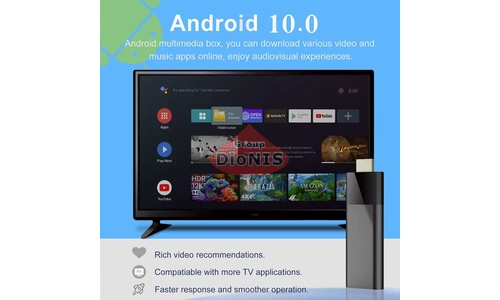 Смарт приставка Q6TV STICK ATV 2/16 GB Allwinner H313 Android 10 WiFi 2.4/5.0+BT - 9