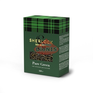 Чай Зеленый Sherlock Secrets Pure Green Чистый Зеленый 100 г крупнолистовой