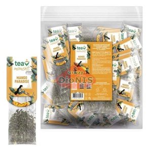 Чай зелений Tea Moments Mango Paradise Манговий рай 50 кадді-пакет по 2.4 г