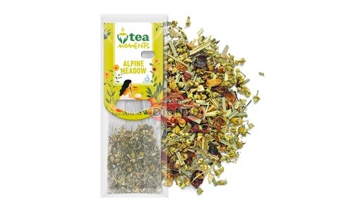 Чай фруктово-трав'яний Tea Moments Alpine Meadow Альпійський луг 15 кадді-пакет по 2.2 г з квітами та ягодами - 2