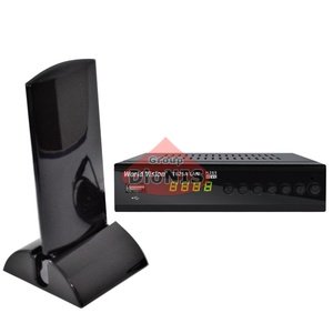 Комплект: Ресивер WORLD VISION T625A/Т625А LAN Обучаемый пульт + Антенна WAVE HOME BASE 63