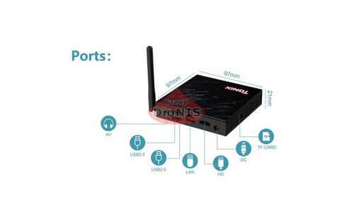 Смарт приставка Tanix TX68 4/32 GB Allwinner H618 Android 12 WiFi 2.4/5.0+BT - 3