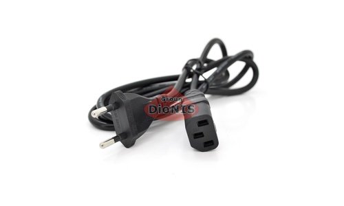 Кабель питания 220V 1.2m Voltronic 0.5 мм CEE 7/16 - IEC C13 ЧЕРНЫЙ (21287) - 1