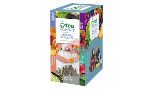 Набор чая Tea Moments Assorted Black tea Ассорти Черного чая 15 кадди пакет 5 вкусов по 3 шт - 1