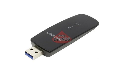 Wi-Fi Адаптер LINKSYS WUSB6300 Dual-Band AC1200 USB 3.0 (2,4 ГГц - до 300 Мбіт/с, 5 ГГц - до 867 Мбіт/с) IEEE 802.11 ac/a/b/g/n - 1
