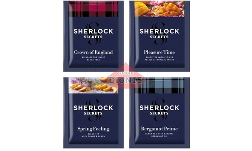 Набор чая Sherlock Secrets Black Assorted Collection Черный в ассортименте 48 сашетов 4 вкуса по 12 шт - 4