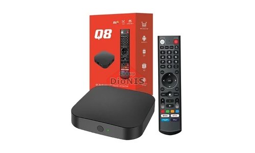 Медиаплеер Q8 4/32 GB Smart TV Box 4K Amlogic S905Y4 Android TV 11 WiFi 2.4/5+BT голос - 1
