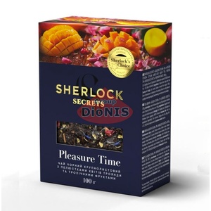 Чай черный Sherlock Secrets Pleasure Time Пляже Тайм 100 г крупнолистовой