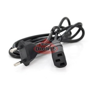 Кабель питания 220V 1.2m Voltronic 0.5 мм CEE 7/16 - IEC C13 ЧЕРНЫЙ (21287)