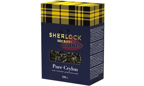 Чай черный Sherlock Secrets Pure Ceylon Чистый Цейлон 100 г крупнолистовой - 1