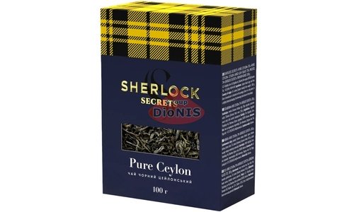 Чай чорний Sherlock Secrets Pure Ceylon Чистий Цейлон 100 г крупнолистовий - 1