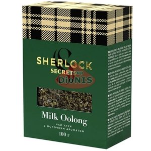 Чай Улун Sherlock Secrets Milk Oolong 100 г крупнолистовий з молочним смаком