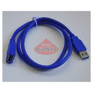 Кабель-подовжувач USB 3.0 AM / AF 3.0м ATCOM синій (6149)