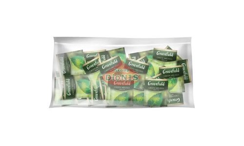 Чай зелений Greenfield GREEN MELISSA 100 саш по 1.5 г з мелісою Грінфілд ХоРеКа - 2
