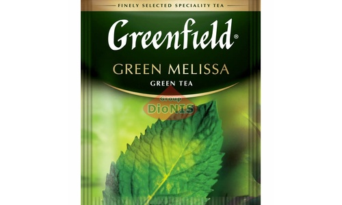 Чай зеленый Greenfield GREEN MELISSA 100 саш по 1.5 г с мелиссой Гринфилд ХоРеКа - 1