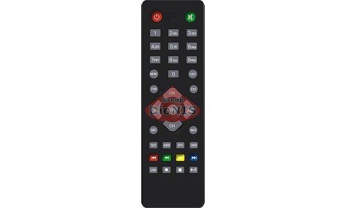 Пульт для Т2 тюнера World Vision T37/T57/T57M/T57D/T54/T54M - 1