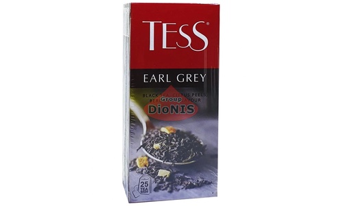 Чай черный TESS Earl Grey 25 пакетов по 1.6 г с цедрой цитрусовых и ароматом бергамота - 2
