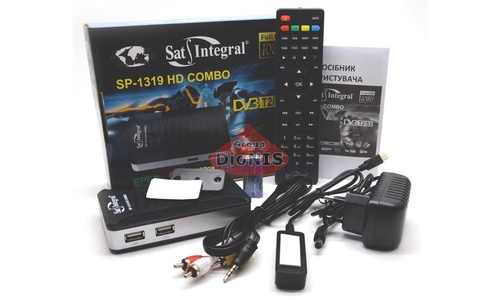 Комплект: Ресивер Sat-Integral SP-1319 HD Combo S2/T2 + Wi-Fi адаптер - 4