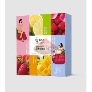 Набор чая Tea Moments Bright Moments Ассорти зеленого чая 32 пирамидки 4 вкуса по 8 шт