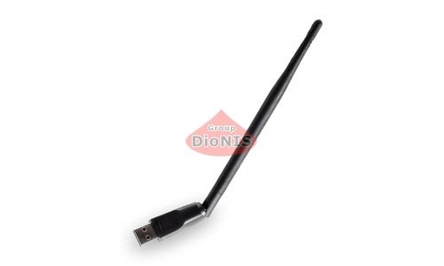 Адаптер USB WiFi (на чіпі 5370) 5 dBi (код 7145) (200 мм) 150 Мбіт/с Мережевий адаптер b/g/n - 1