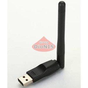 Адаптер USB WiFi на чипе 5370 2 dBi (135 мм) 150 Мбит/с Сетевой адаптер b/g/n
