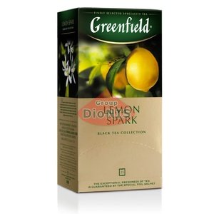 Чай чорний Greenfield Lemon Spark 25 пакетів по 1.5 г лимон, розмарин, термосаше Грінфілд