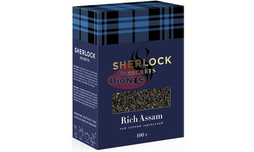 Чай черный Sherlock Secrets Rich Assam Насыщенный Ассам 100 г Среднелистовой - 3