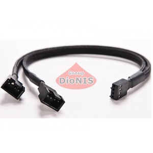 Кабель-переходник 4 pin - 4 pin + 4 pin Voltronic для питания вентилятора (21849)