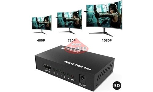 Активный HDMI сплиттер 1 на 4 порта ATcom UHD 4K 1080P 3D60Hz (15190) - 4