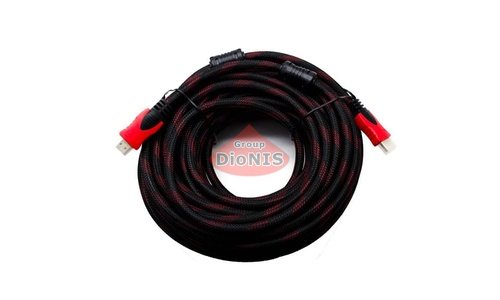 HDMI - HDMI кабель 20м HQ черный-красный - 1