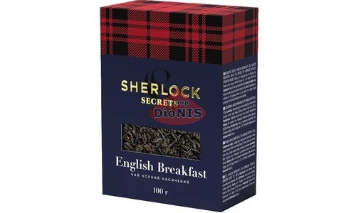 Чай черный Sherlock Secrets English Breakfast Английский Завтрак 100 г Среднелистовой - 1