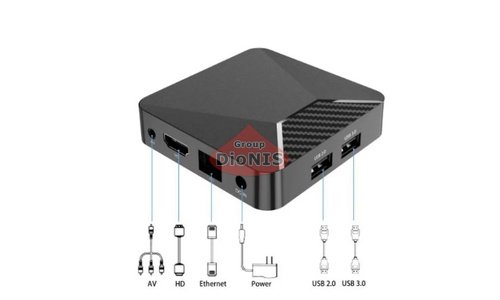 Медіаплеєр Q5 Plus 2/16 GB Smart TV Box 4K Amlogic S905W2 Android TV 11 WiFi 2.4/5+BT голос - 2