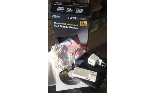 Маршрутизатор (роутер) Asus WL-330N3G (6 in 1) 2.4GHz Б/У в упаковке - 4