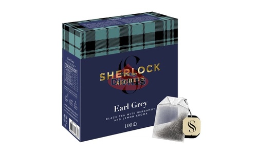 Чай черный Sherlock Secrets Earl Grey Эрл Грей 100 пак по 2 г со вкусом бергамота и лимона - 2