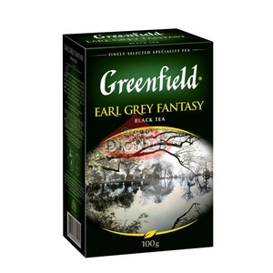 Чай чорний Greenfield Earl Grey Fantasy 100 г листовий з бергамотом Грінфілд