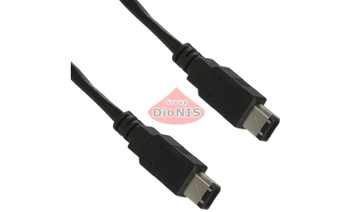 Кабель FireWire (IEEE1394) 6p - FireWire (IEEE1394) 6p 1.2м ATCOM чорний (11222) ЗНЯТО З ВИРОБНИЦТВА - 1